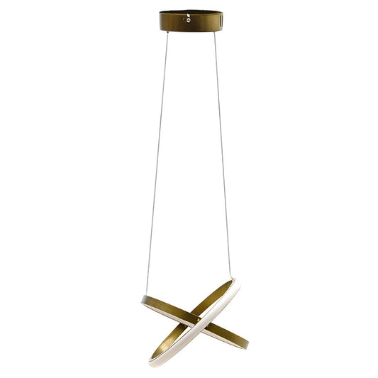 Ceiling light PWL-1182 pakoworld LED 3000K in golden color D25x70cm