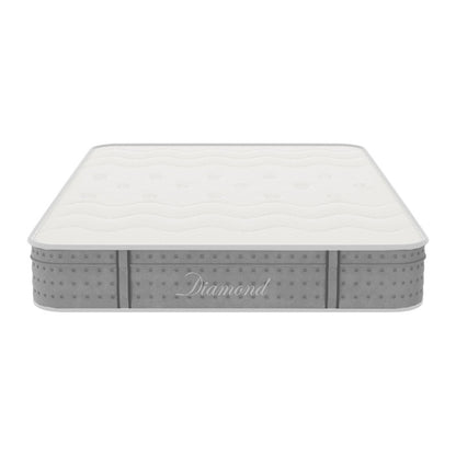 Mattress Diamond pakoworld 3 zone pocket spring+ gel memory foam 25-27cm 150x200cm