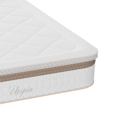 Utopia pakoworld pocket spring mattress with aloe vera top layer 30-32cm 160x200cm