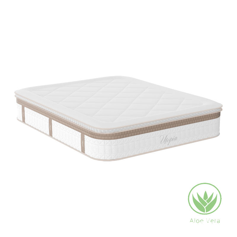 Utopia pocket spring mattress with aloe vera top layer 30-32cm 160x200cm