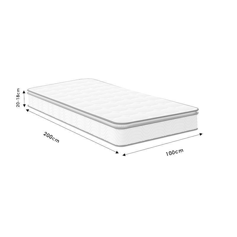 Mattress Perfecto pakoworld Continuous single-sided springs with top layer 18-20cm 100x200cm