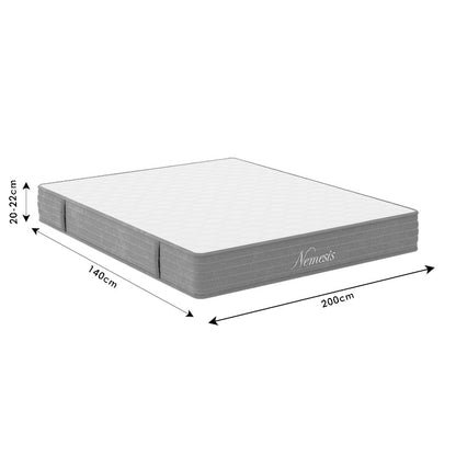 Mattress Nemesis pocket spring roll pack both sides 20-22cm 140x200cm