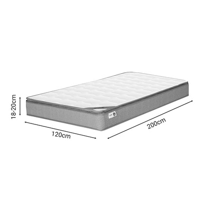 Mattress Perfecto Continuous single-sided springs with top layer 18-20cm 120x200cm