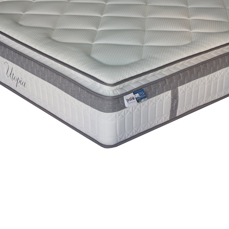 Mattress Utopia pakoworld single sided pocket spring with topsoil 30-32cm 140x200cm