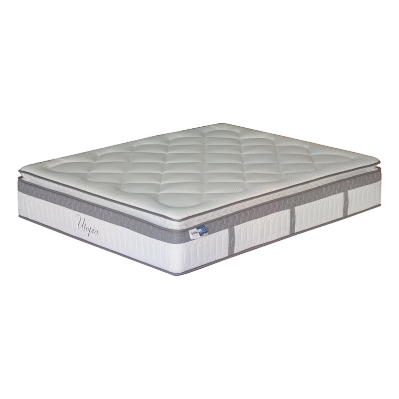 Mattress Utopia pakoworld single sided pocket spring with topsoil 30-32cm 140x200cm