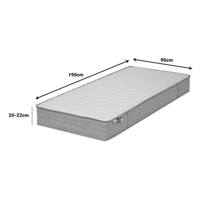 Mattress Nemesis pocket spring roll pack double sided aloe vera 20-22cm 90x190cm