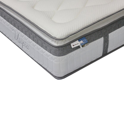 Mattress Utopia pocket spring with topsoil 30-32cm 90x190cm