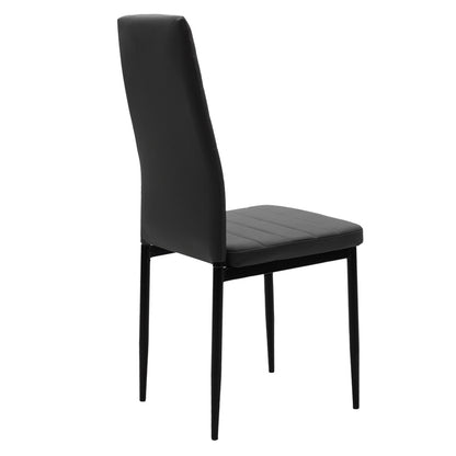 Chair Parker pakoworld metal-PU black