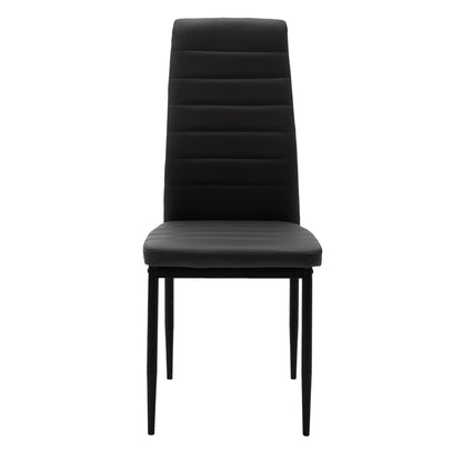 Chair Parker pakoworld metal-PU black