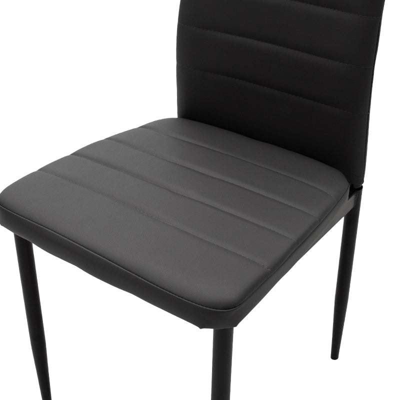 Chair Parker pakoworld metal-PU black