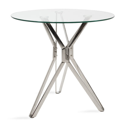 Dining table table Aryan pakoworld glass top D80x75cm