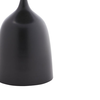 Coffee table Agrile Inart black metal D50x60cm