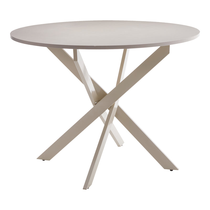 Table Dammero pakoworld cream - cream metal D100x75cm
