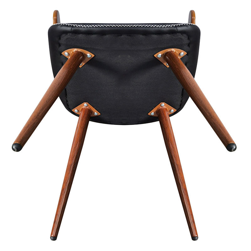 Armchair Valeria pakoworld PU black-leg walnut