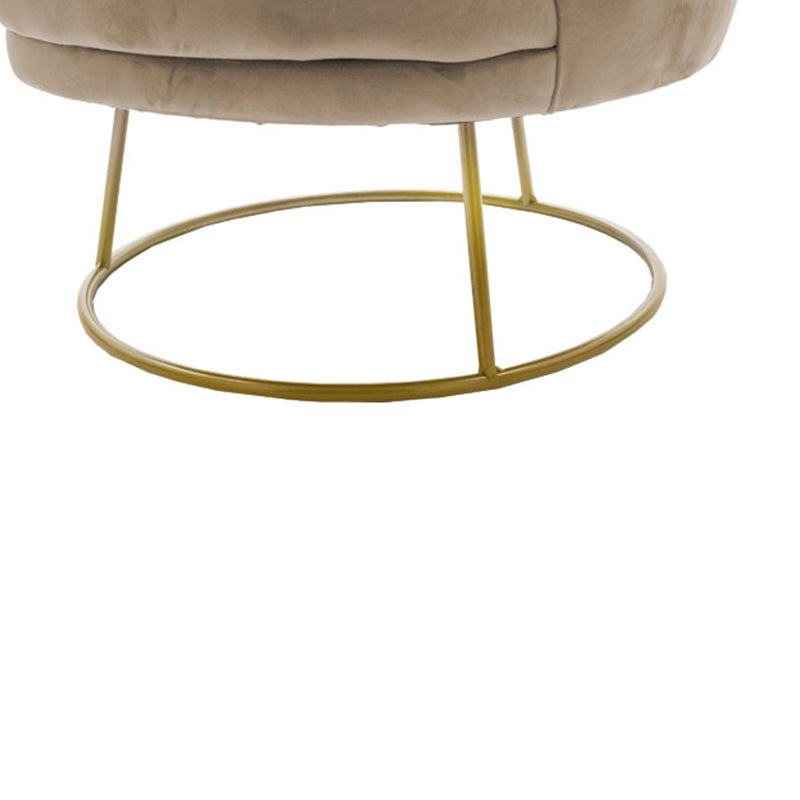 Armchair Rony pakoworld velvet beige 78x75x82cm