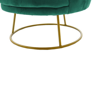 Armchair Rony pakoworld velvet dark green 78x75x82cm