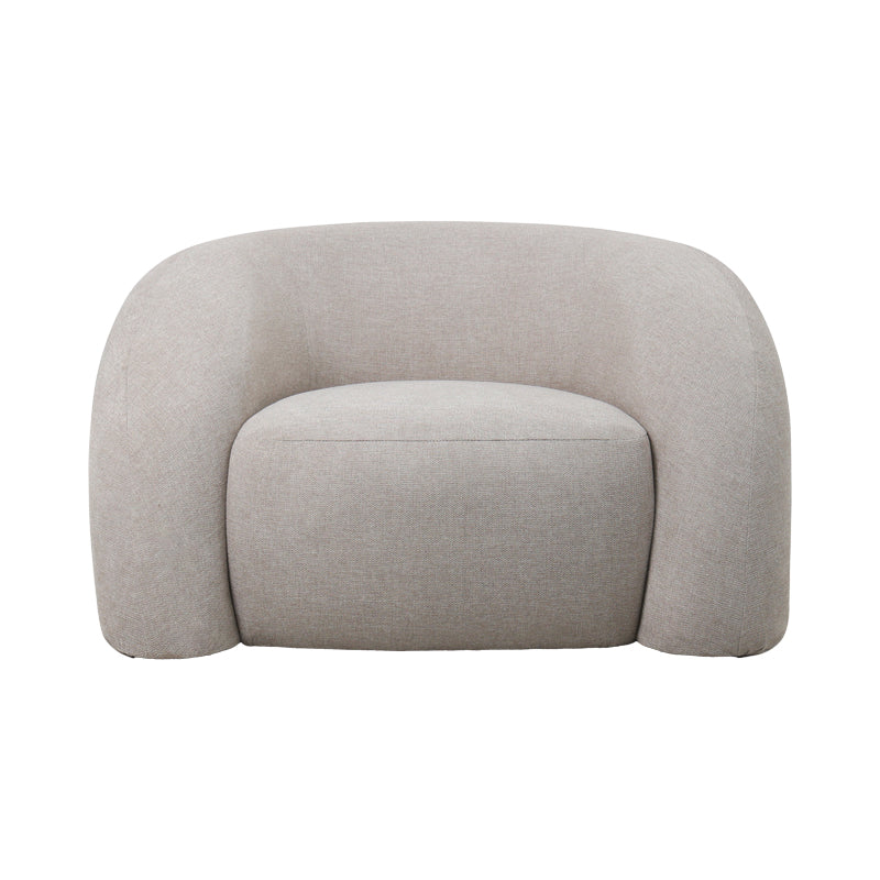 Armchair Lexy cream fabric 100x89.5x60cm