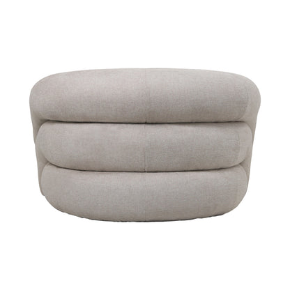 Armchair Lexy cream fabric 100x89.5x60cm