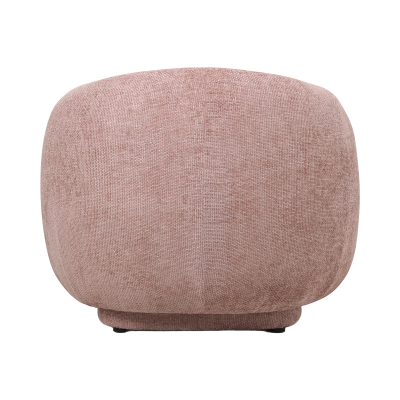 Armchair Freya fabric in shade of rotten apple 93x87x76cm