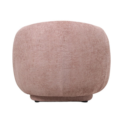 Armchair Freya fabric in shade of rotten apple 93x87x76cm