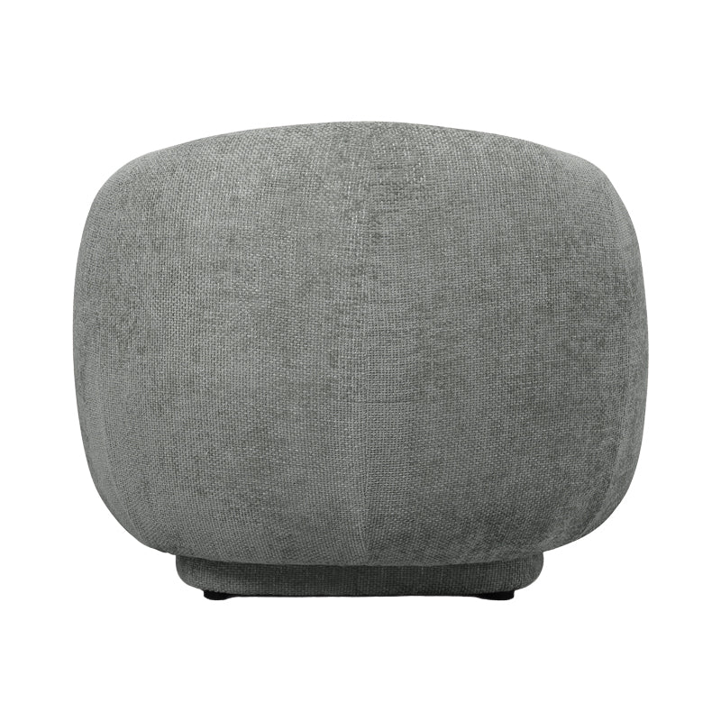 Armchair Freya light gray fabric 93x87x76cm
