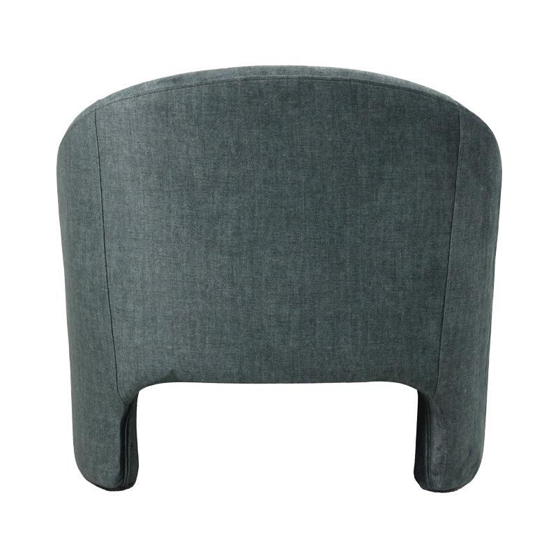 Armchair Berza pakoworld charcoal fabric 76x76x71cm