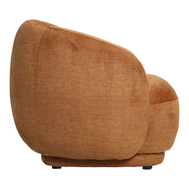 Armchair Freya amber fabric color 93x87x76cm