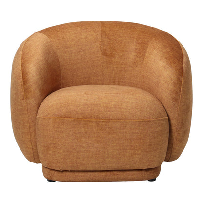 Armchair Freya amber fabric color 93x87x76cm