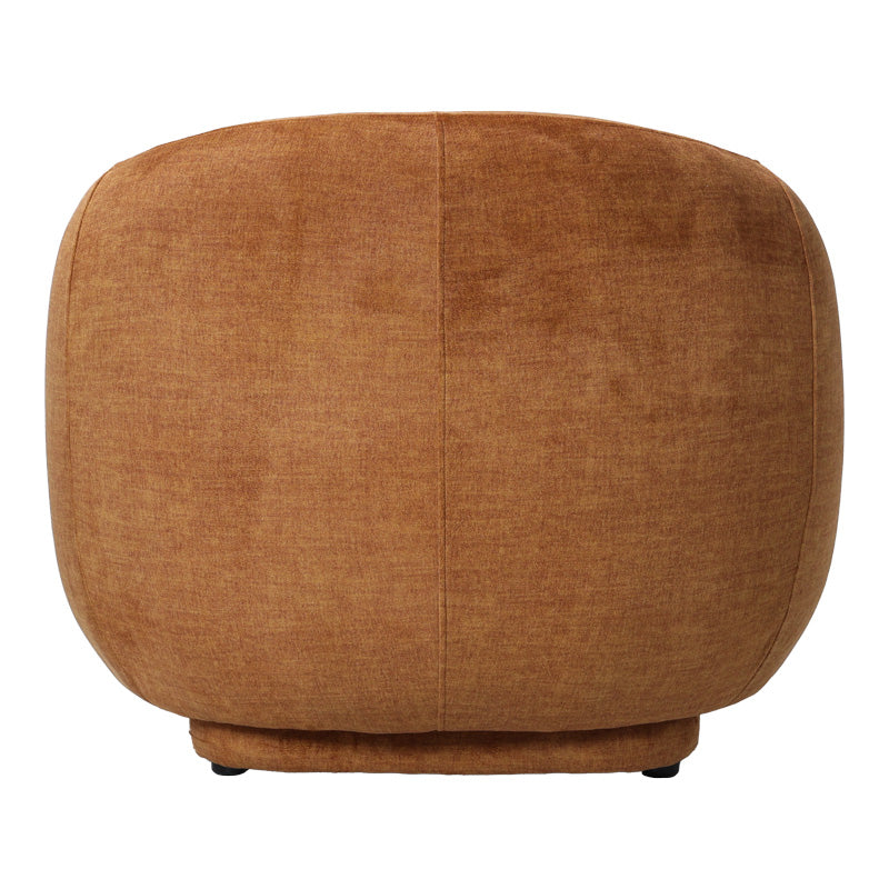 Armchair Freya amber fabric color 93x87x76cm