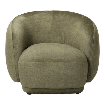 Armchair Freya olive green fabric color 93x87x76cm