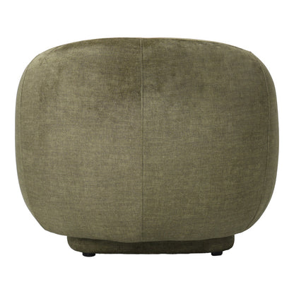 Armchair Freya olive green fabric color 93x87x76cm