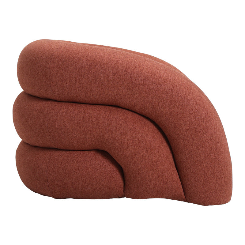 Armchair Lexy brick red fabric color 100x89.5x60cm