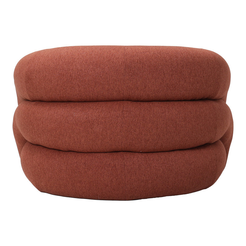 Armchair Lexy brick red fabric color 100x89.5x60cm