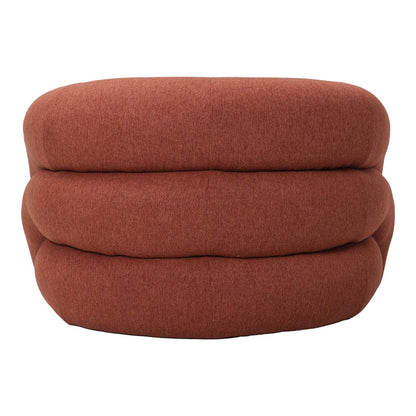 Armchair Lexy brick red fabric color 100x89.5x60cm