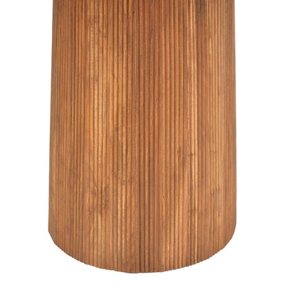 Canicule table pakoworld solid acacia wood in natural shade D150x75cm