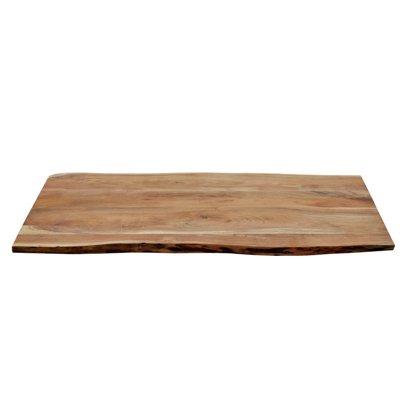 Table top Emilio pakoworld solid acacia wood in natural shade 200x95x3.6cm