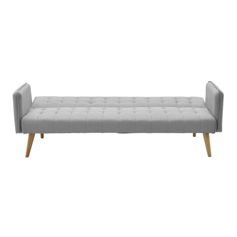 Sofa-bed Onero Inart grey fabric 187x85x80cm