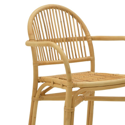 Armchair Drein Inart natural rattan 56x56x84cm