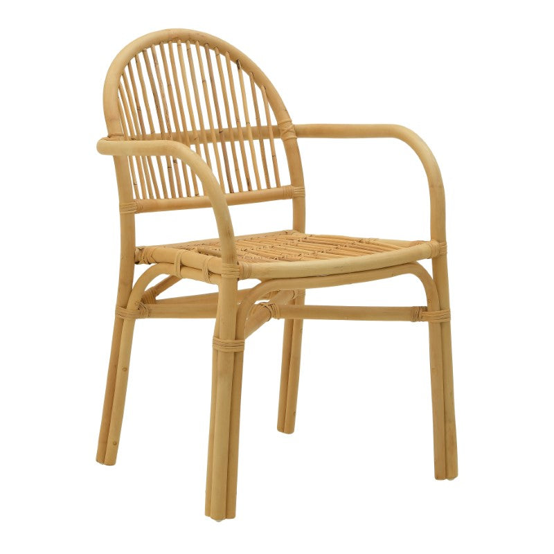 Armchair Drein Inart natural rattan 56x56x84cm