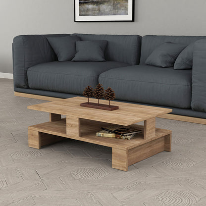 Coffee Table Mansu pakoworld in oak color 80x50x27,5cm