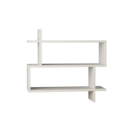 Wall shelf Paralel pakoworld white Color 70x22x65,5cm