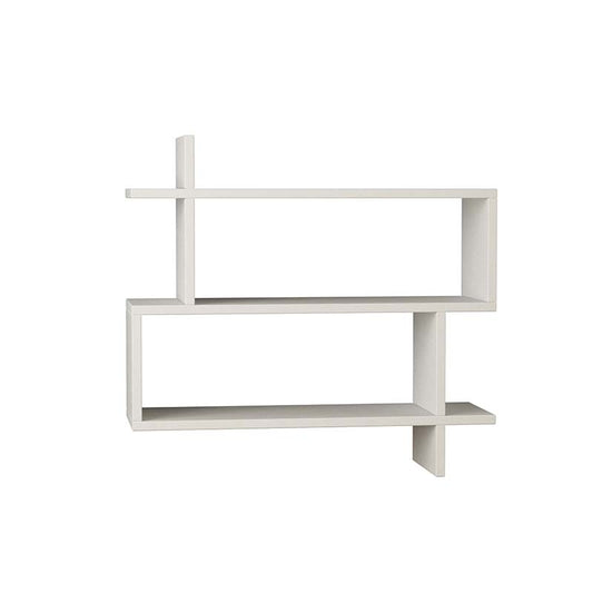 Wall shelf Paralel pakoworld white Color 70x22x65,5cm