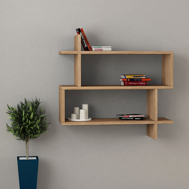 Wall shelf Paralel pakoworld natural Color 70x22x65.5cm