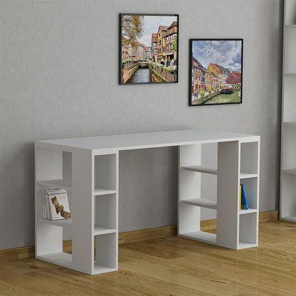 Desk Colmar pakoworld white 140x60x75cm