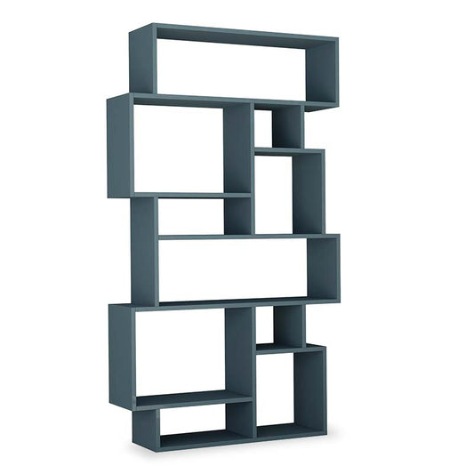 Bookcase Karmato pakoworld petrol 96x25.5x168.5cm