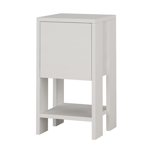 Nightstand Ema pakoworld in white color 30x30x55cm