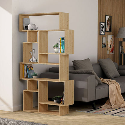 Karmato pakoworld Bookcase in natural color 96x25,5x168,5cm