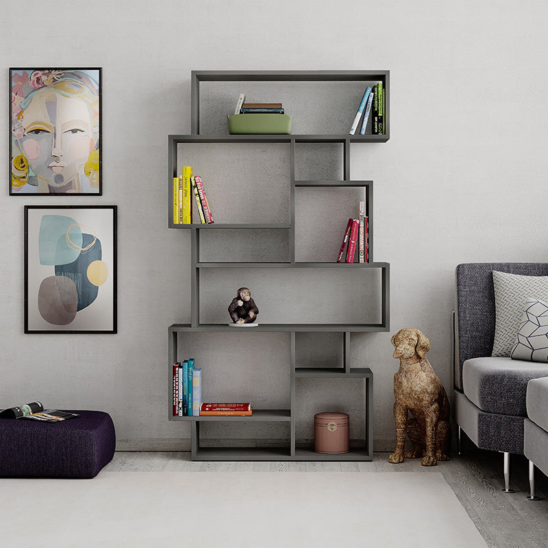 Karmato pakoworld gray antique bookcase 96x25,5x168,5cm