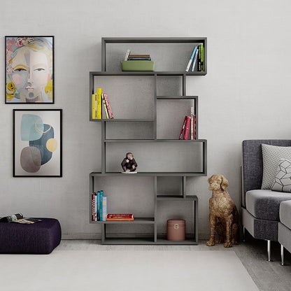 Karmato pakoworld gray antique bookcase 96x25,5x168,5cm