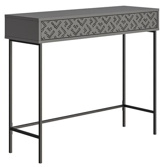 Console Elettra pakoworld anthracite-black 110x35.5x90cm